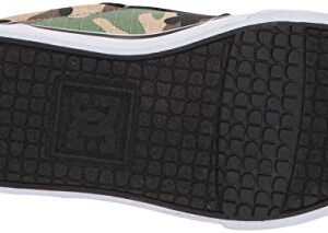 DC boys Anvil Skate Shoe, Black/Camo Print, 1 Little Kid US