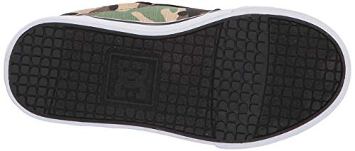 DC boys Anvil Skate Shoe, Black/Camo Print, 1 Little Kid US