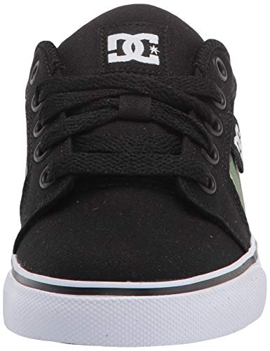 DC boys Anvil Skate Shoe, Black/Camo Print, 1 Little Kid US