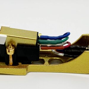 Cartridge and Stylus, needle and Gold Headshell with mounting bolts for Technics SL-1200, SL-1210, SL-1600, SL-1610, SL-1700, SL-235, SL-23A, SL-B2, SL-B202,