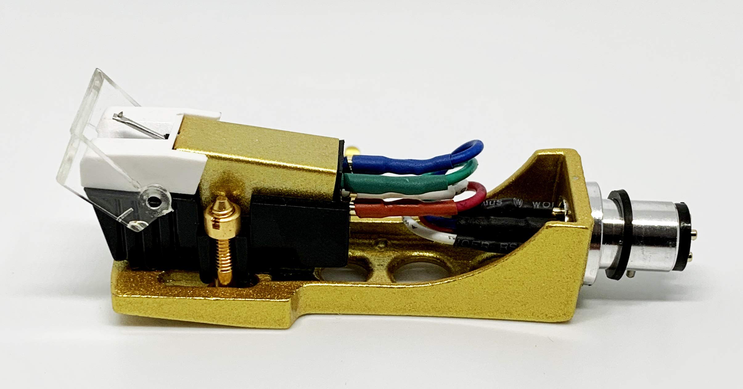 Cartridge and Stylus, needle and Gold Headshell with mounting bolts for Technics SL-1200, SL-1210, SL-1600, SL-1610, SL-1700, SL-235, SL-23A, SL-B2, SL-B202,