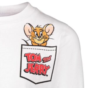 Warner Bros. Tom and Jerry Big Boys 2 Pack Long Sleeve Graphic T-Shirt 10-12 Multicolored