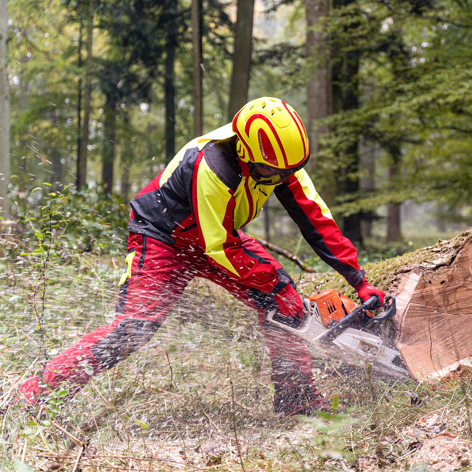 Protos Integral Arborist Helmet - Olive