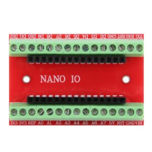 5pcs Nano IO Shield Expansion Board Compact Terminal Adapter Industrial Accessories