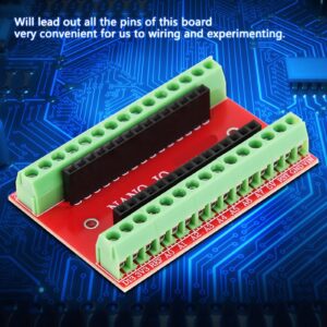 5pcs Nano IO Shield Expansion Board Compact Terminal Adapter Industrial Accessories