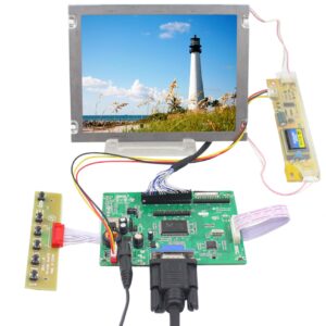 6.5" IPS LCD 6.5 inch 640X480 Screen Panel LCDT-51750GD065J-FW with VGA LCD Controller Board Kit