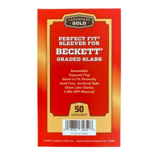 cardboard gold sleeves for beckett graded slabs ultra protection for the pro collector.