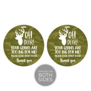 Camouflage Deer Stop No Touching Baby Car Seat Sign/Country Boy Stroller Tag/Camo Car Seat Accessory