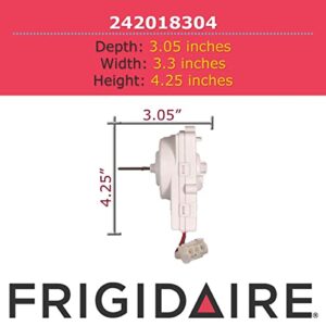 FRIGIDAIRE 55-242018304 Refrigerator Condenser Fan Motor, 7 x 4.75 x 5.38 inches, White.