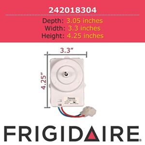 FRIGIDAIRE 55-242018304 Refrigerator Condenser Fan Motor, 7 x 4.75 x 5.38 inches, White.