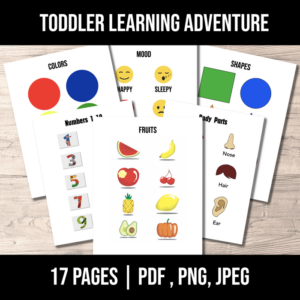 toddler learning adventure | a toddler's activity worksheets