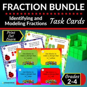 fraction bundle: identifying and modeling fractions