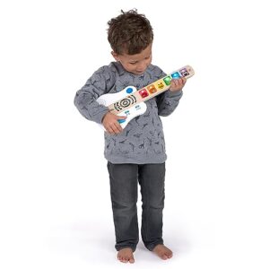 Baby Einstein Strum Along Songs Magic Touch Wooden Musical Light Up Toy Guitar with Whammy Bar, Age 6 Months+