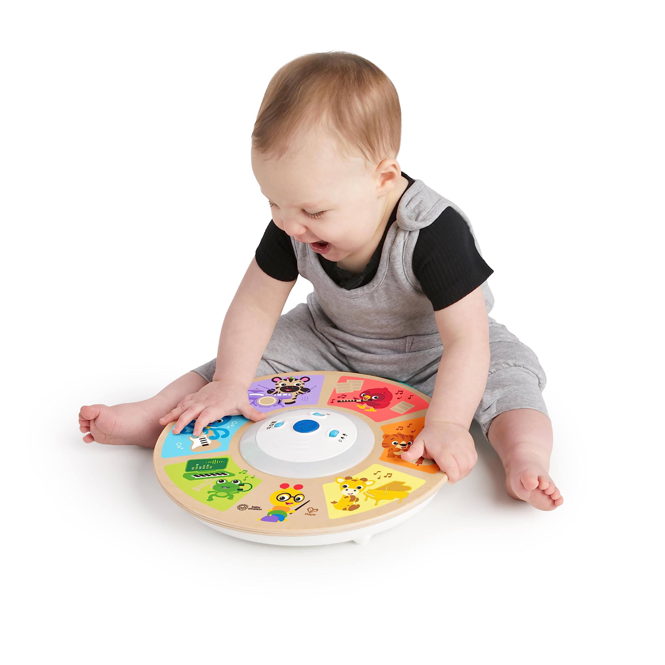 Baby Einstein Cal's Smart Sounds Symphony Magic Touch Wooden Electronic Activity Toy, Ages 6 Months +