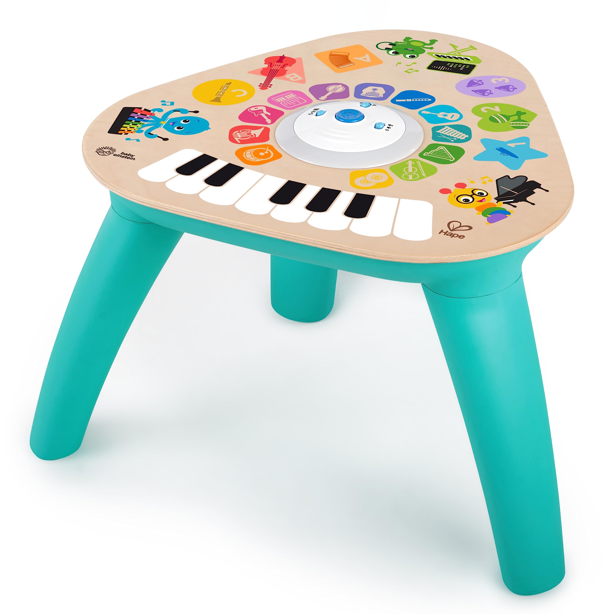 Baby Einstein Clever Composer Tune Table Magic Touch Electronic Wooden Activity Toddler Toy, Ages 6 Months +