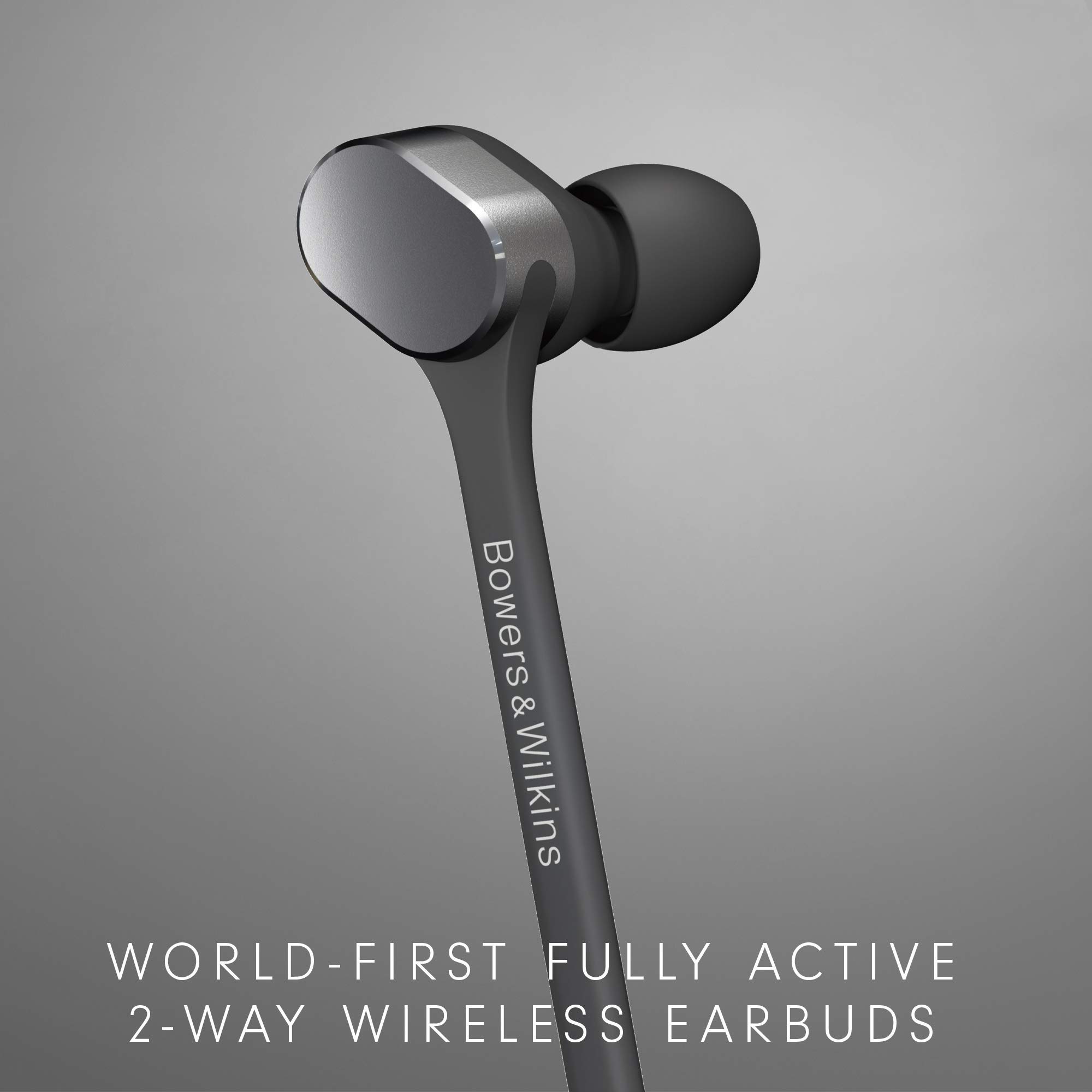 Bowers & Wilkins - PI3 Wireless in-Ear Headphones - Space Gray