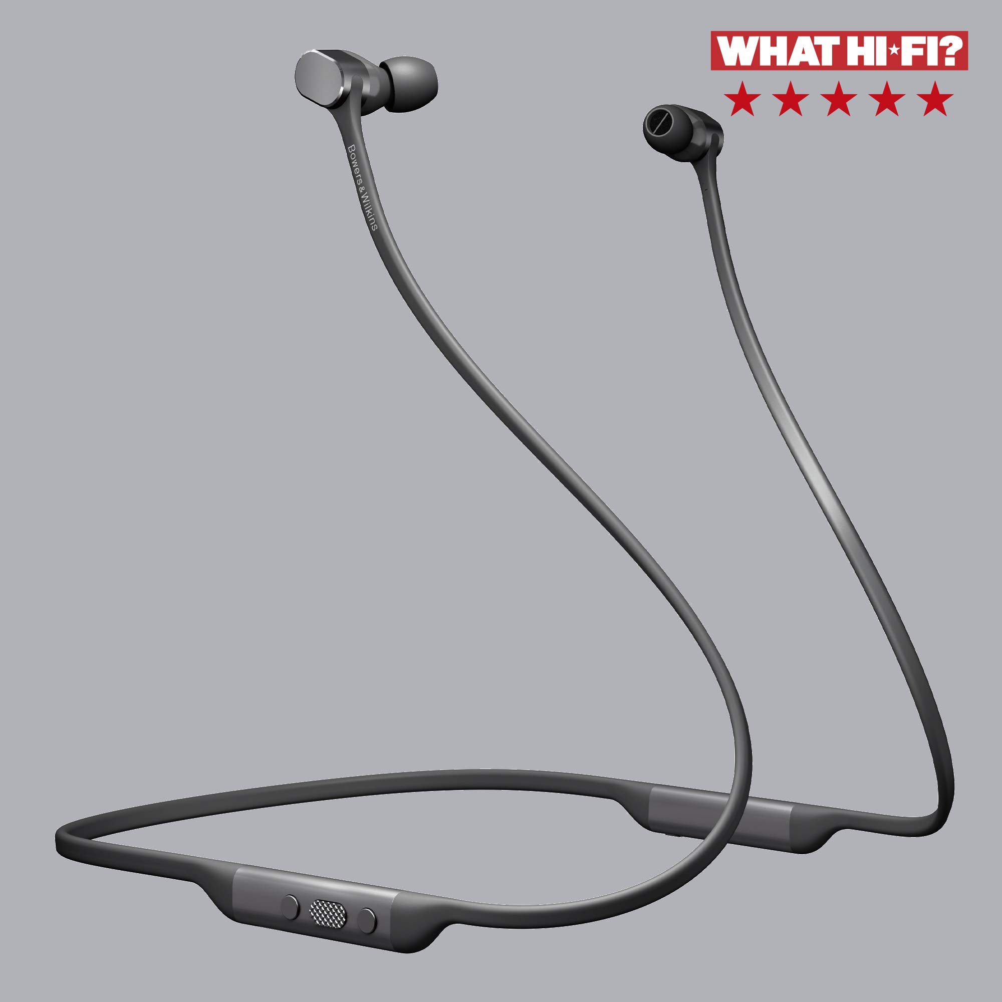 Bowers & Wilkins - PI3 Wireless in-Ear Headphones - Space Gray