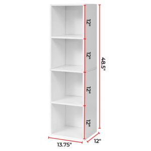 DormCo Yak About It The Four Cube Organizer - White