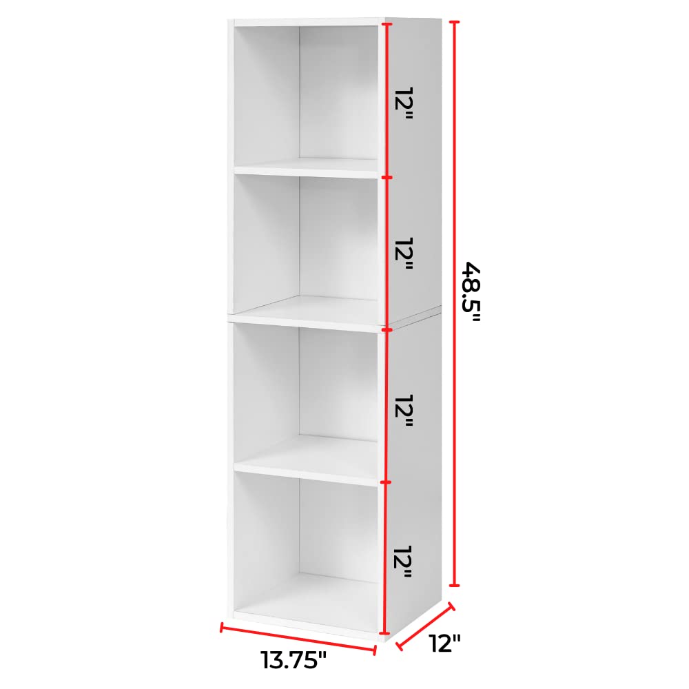 DormCo Yak About It The Four Cube Organizer - White