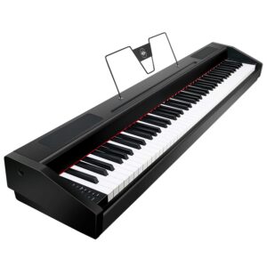 souidmy g-310w - 88 key digital piano with full weighted graded hammer action, string resonance, bluetooth midi, for beginner and professional, electric piano keyboard with sustain pedal and bag