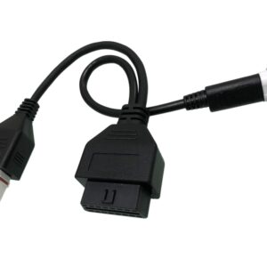 for Yamaha 3pin + 4pin 2 in 1 3 Pin and 4pin to OBD2 Motorcycle Scanner Cable Works Along with OBD Scanner