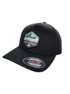 pacific northwest flexfit hat (black, s/m)