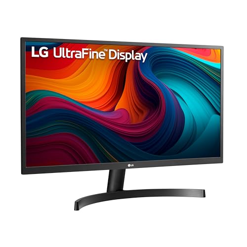 LG 27UK500-B Monitor 27” UltraFine (3840 x 2160) IPS Display, AMD FreeSync Technology, sRGB 98% Color Gamut, HDR 10, OnScreen Control, Wall Mountable - Black