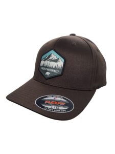 pacific northwest flexfit hat (brown, l/xl)