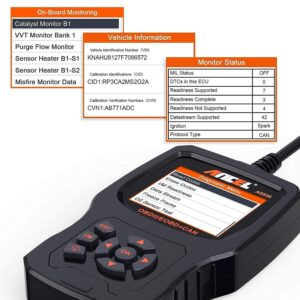 ANCEL AD530 Vehicle OBD2 Scanner with ANCEL Protective Case Storage Bag