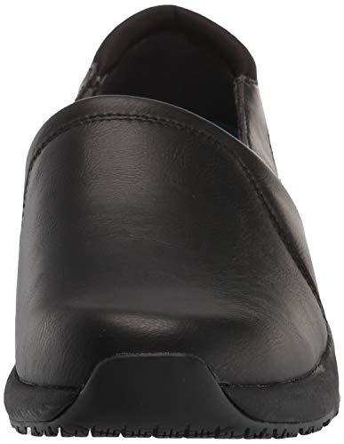 Dr. Scholl's Shoes Women's Dive In Slip-Resistant Slip On, Black Smooth, 11 Wide