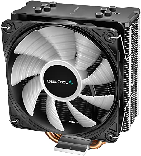 DEEP Cool GAMMAXX GTE V2 CPU Air Cooler with 4 Heatpipes and a 120mm RGB PWM Fan 4-Pin 12V RGB Motherboard Control for Intel LGA 1200 1151 AMD Ryzen AM4