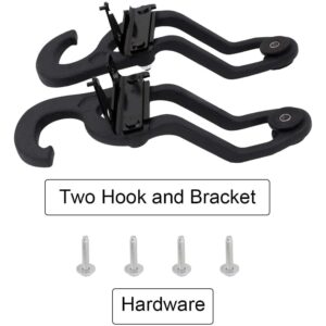 ENIXWILL Ram Front Tow Hooks Fit for 2009-2019 Dodge Ram 1500 Replace OEM 82210967 68196982AA