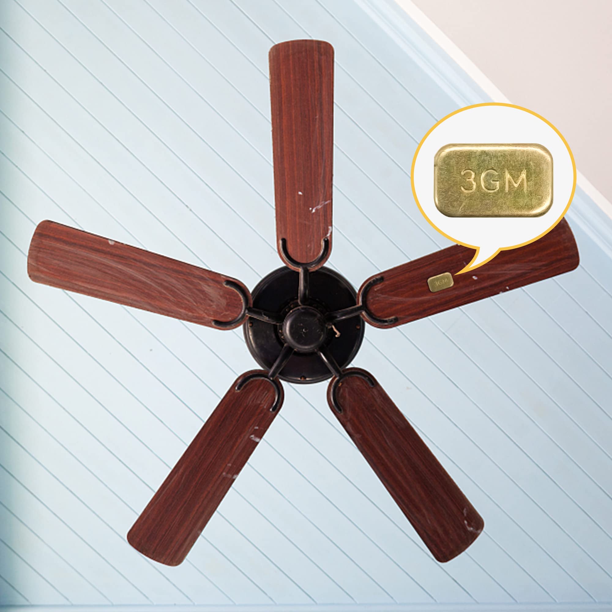 Alpurple 3 Set Ceiling Fan Blade Balancing Kit,Fan Balancing Kits Include 3 PCS Plastic Balancing Clip and 9 PCS Metal Self-adhesive 3G Weight