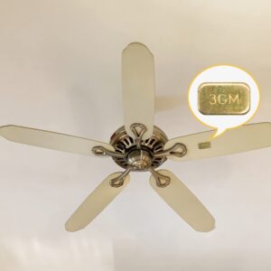 Alpurple 3 Set Ceiling Fan Blade Balancing Kit,Fan Balancing Kits Include 3 PCS Plastic Balancing Clip and 9 PCS Metal Self-adhesive 3G Weight