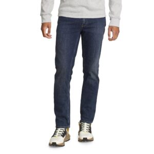 eddie bauer men's voyager flex 2.0 jeans, medium indigo, 38w x 32l