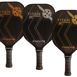 Titan Pro BDS Pickleball Paddle - Premium Metallic Edition (Silver Lining)