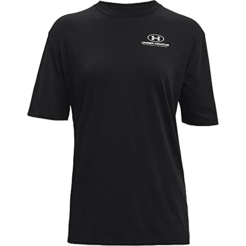 Under Armour Women's Oversized Graphic Short-Sleeve T-Shirt, Black (001)/Black, X-Large