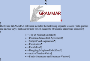 grammar introduction