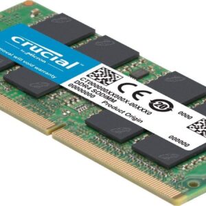 Crucial Memory Bundle with 16GB (2 x 8GB) DDR4 PC4-21300 2666MHz SODIMM (CT2K8G4SFS8266) Compatible with Latitude 3300, 3301, 3390, 3400, 3480, 3490, 3500, 3580, 3590, 5400, 5480, 5490, 5491