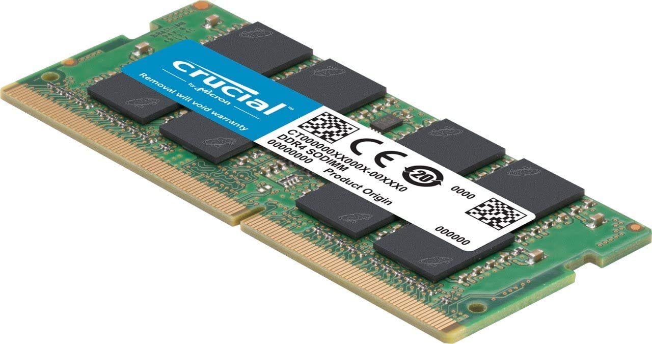 Crucial Memory Bundle with 16GB (2 x 8GB) DDR4 PC4-21300 2666MHz SODIMM (CT2K8G4SFS8266) Compatible with Latitude 3300, 3301, 3390, 3400, 3480, 3490, 3500, 3580, 3590, 5400, 5480, 5490, 5491