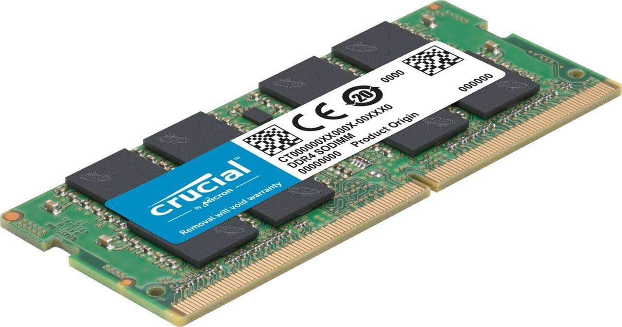 Crucial Memory Bundle with 32GB (2 x 16GB) DDR4 PC4-21300 2666MHz(CT2K16G4SFD8266) Compatible with Latitude Notebook Laptop 3300, 3301, 3390, 3400, 3480, 3490, 3500, 3580, 3590, 5400, 5480, 5490, 5491