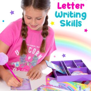 Original Stationery Unicorn Letter Writing Set, 45-Piece Stationery Set for Girls, Fun Unicorn Gifts for Girls Age 10-12 & Magical Gift Idea for Kids