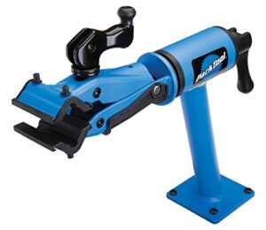 park tool pcs-12.2 - home mechanic bench-mount repair stand black/blue