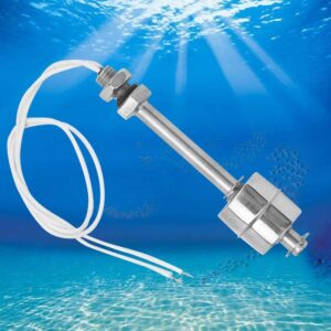 Liquid Level Sensor,Water Level Switch,0~220V Stainless Steel Liquid Water Level Sensor, Stainless Steel Switch, Switch for Pool Can 100mm, Suitable for Most Power Source