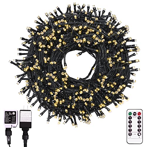 MUYUN Christmas String Lights Outdoor 105ft 300 LED Tree Lights Plug-in Waterproof Outdoor Fairy Lights for Xmas New Year Holiday Party