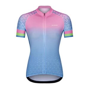 women's cycling jersey short sleeve ladies cycling tops quick dry bike shirts for women