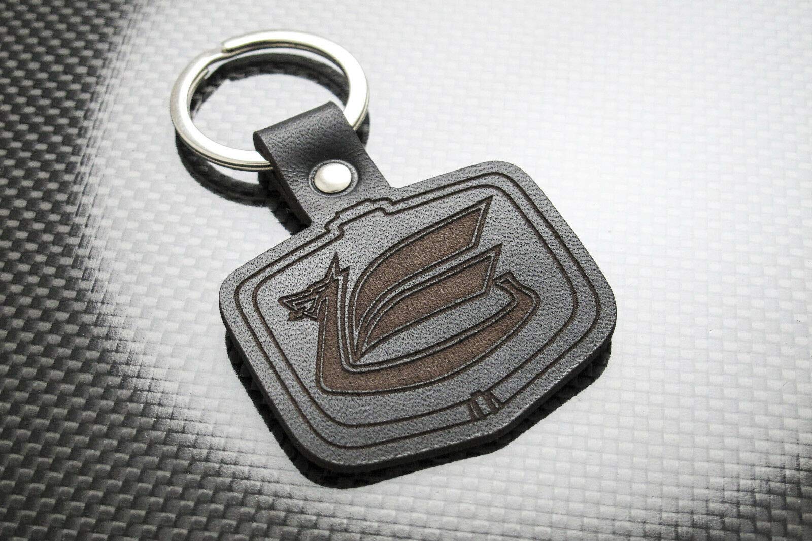 Handmade Leather Keychain Keyring compatible with Toyota Celica Dragon Key Fob