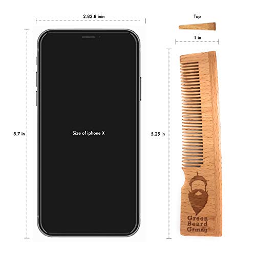 Naturally Normal Bamboo Pocket Comb (3-Pack) – Sustainable Wood Combs that Plant Trees by Green Beard Grmng