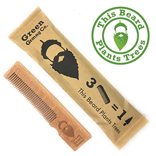 Naturally Normal Bamboo Pocket Comb (3-Pack) – Sustainable Wood Combs that Plant Trees by Green Beard Grmng