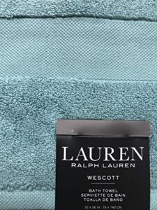 lauren ralph lauren wescott bath towel blue teal